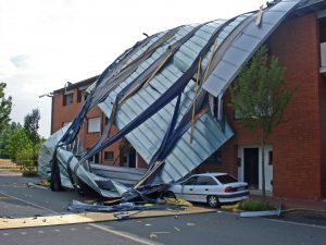 damaged roof